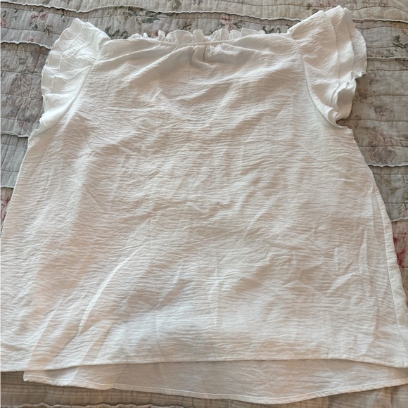 *Stitch Fix* Nine Britton Sz XL Debbie Flutter Sleeve Blouse EUC - Picture 8 of 8